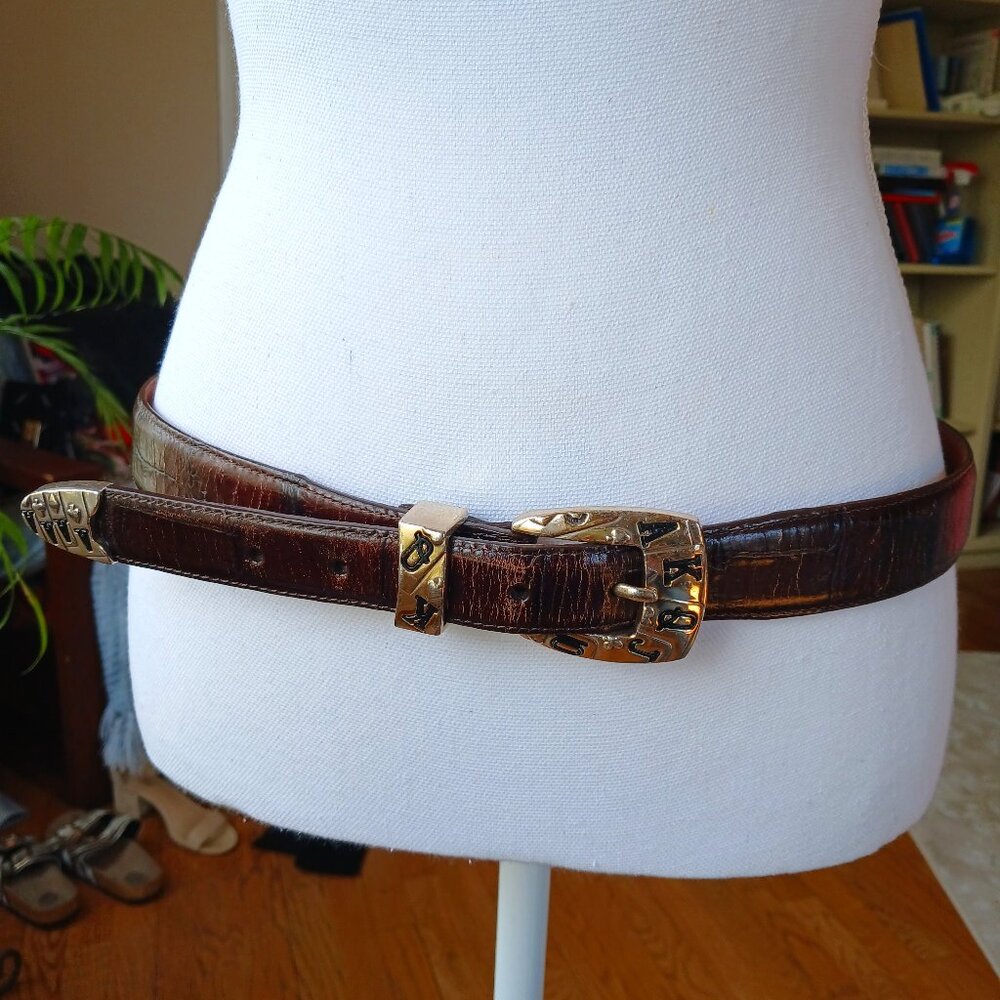 Onyx by Brighton Leather Belt